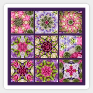 Kaleidoscope | Flower Quilt Sticker